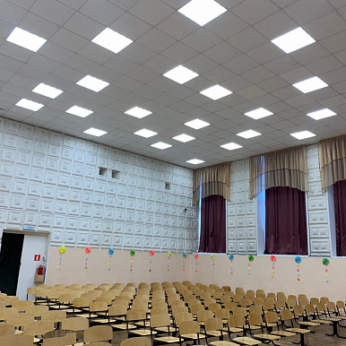 Модернизация системы освещения на объекте МОУ СОШ № 9 г. Печора.